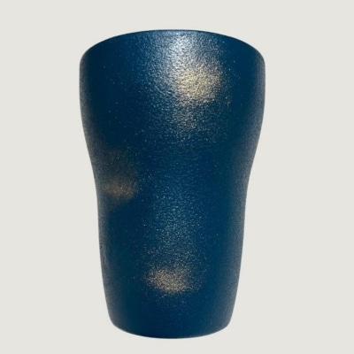漆塗りビアカップ 210ml【伝統工芸手作り漆器】(カラー:青)【003-001-2】