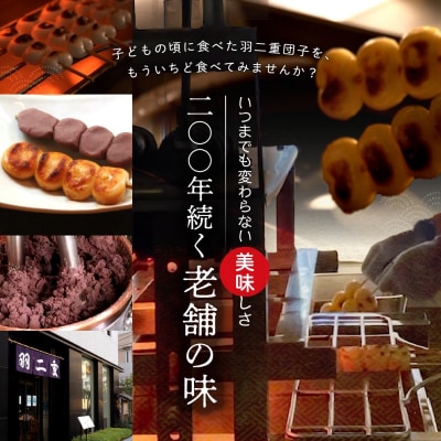 羽二重団子(急速冷凍品)餡団子6本【023-005】
