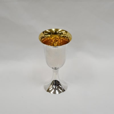 桐箱入り ワイングラス【銀製酒器】【013-002】