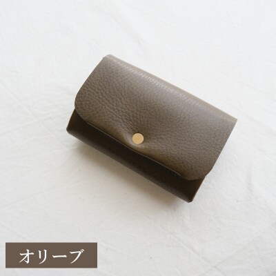 Mini wallet(カラー:オリーブ)【014-003-3】