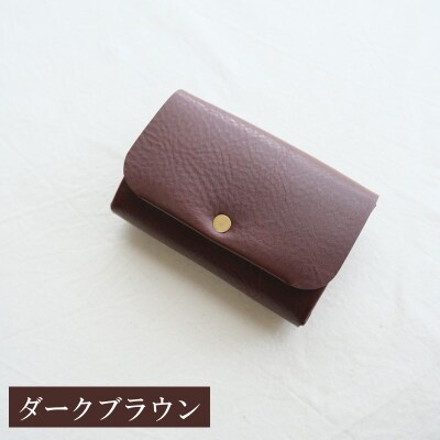 Mini wallet(カラー:ダークブラウン)【014-003-4】