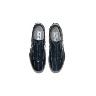 紳士靴 / ドライビングシューズ(ブルー&シルバー、27.0cm)【041-001-3-7】