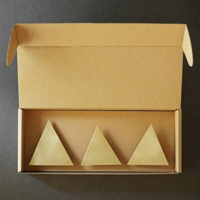 【三角でつくるクリスマスツリー 】-壁に並べるクリスマスツリー-【018-008】