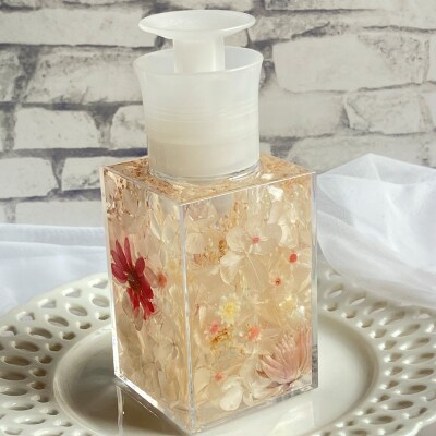 らくらくキッチンソープボトル(カラー:ピンク)【071-001-1】