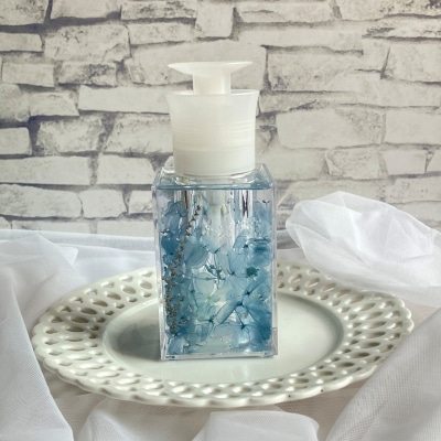 らくらくキッチンソープボトル(カラー:ブルー)【071-001-2】