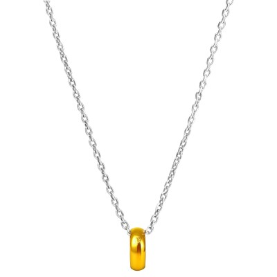 純金チャームネックレス(チャーム1個付き)【073-001】