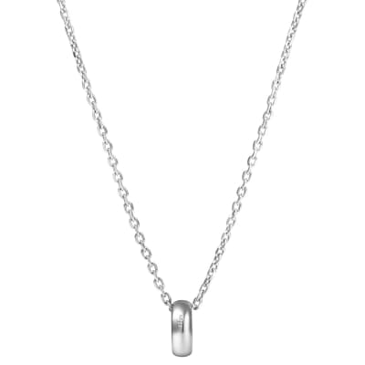 純プラチナチャームネックレス(チャーム1個付き)【073-002】