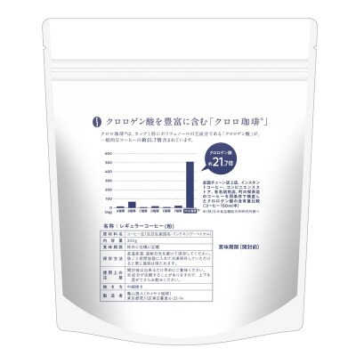 クロロ珈琲 300g 中挽き【077-003】