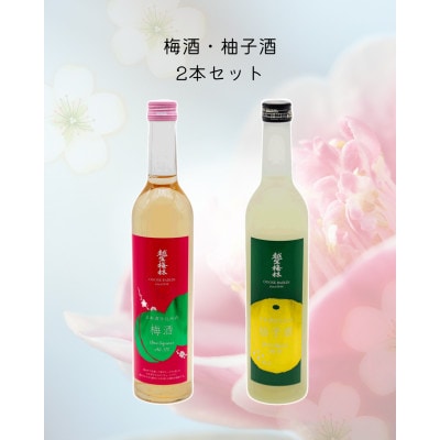 越生梅林 梅酒・柚子酒　500ml 2本セット