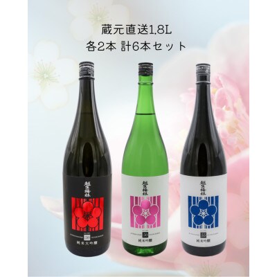 越生梅林 蔵元直送3種 6本仕立て