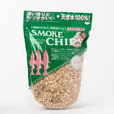 スモークチップ・サクラ500g　7袋