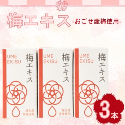 梅エキス 3本入り