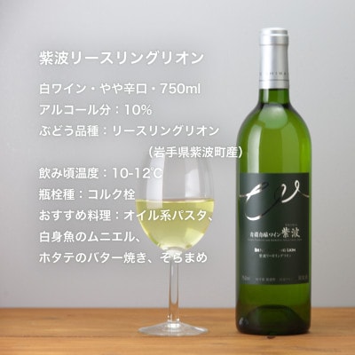 自園自醸ワイン紫波 辛口ワイン紅白2本セット