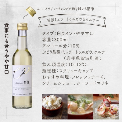 自園自醸ワイン紫波 甘口ワイン ミニボトル2本セット