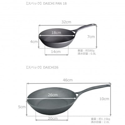 DAICHI PAN 18+26 2個セット