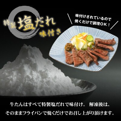 やまなか家の厳選!厚切り牛たん1kg(K6-028)