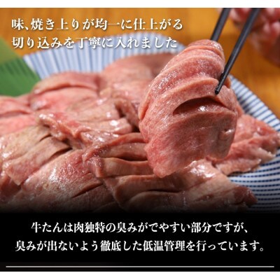 肉厚牛たん(タン元)500gと牛ハラミステーキ600g(K6-032)