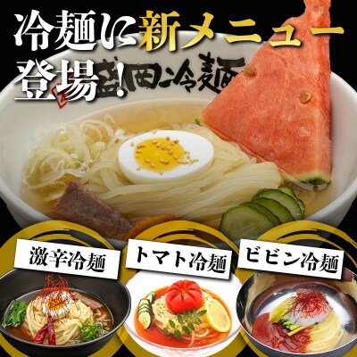 やまなか家の【冷凍】冷麺4種食べ比べセット!(K1-025)