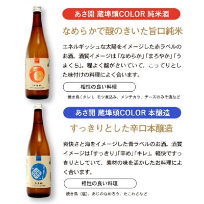 ★あさ開★ IWC金賞受賞酒セット　720ml×計2本