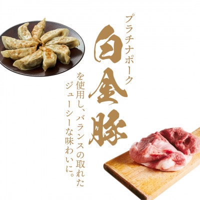 野菜たっぷりタンメンの店 大久保の焼餃子 プラチナポーク餃子 (25g×10個)×2パック