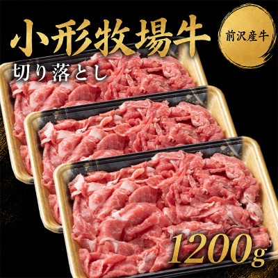 【牛匠 小形牧場牛】切り落とし 1200g