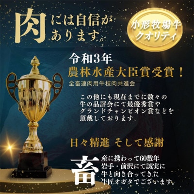 【毎月定期便】小形牧場牛 プレミアム定期便(しゃぶしゃぶ・ステーキ・薄切り・すき焼き)全6回
