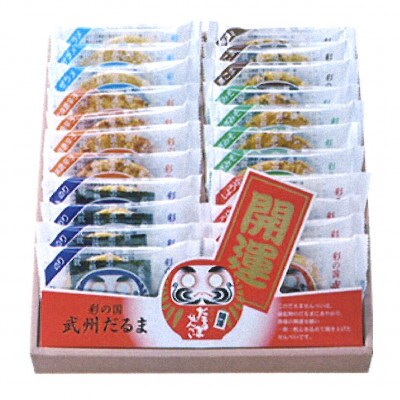 彩の国だるませんべい22枚入り×4箱