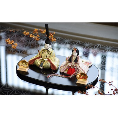 雛人形【平安雛】小判台飾り1