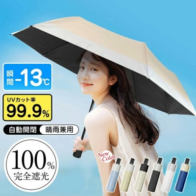 Nadas 折りたたみ傘　【ネイビー】晴雨兼用　撥水加工 & UVカット99.9%