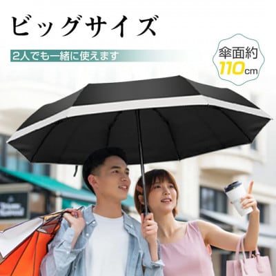 Nadas 折りたたみ傘　【ネイビー】晴雨兼用　撥水加工 & UVカット99.9%
