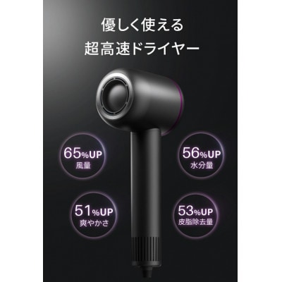 ヘアドライヤー PrismION グレー