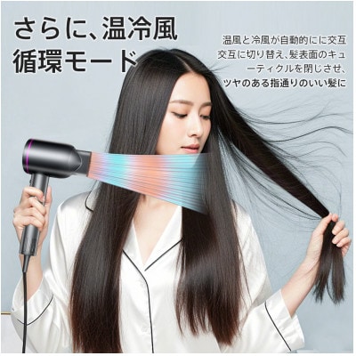 ヘアドライヤー PrismION グレー