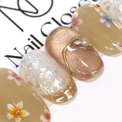 Antellijan大宮 プロネイリストのハンドメイド ネイルチップ M4-XS 1