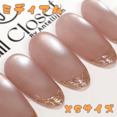 Antellijan大宮　プロネイリストのハンドメイド　ネイルチップ　M5-XS　1セット