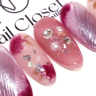 Antellijan大宮 プロネイリストのハンドメイド ネイルチップ L2-M 1