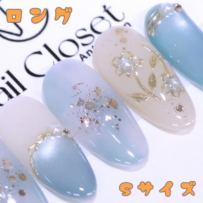 Antellijan大宮　プロネイリストのハンドメイド　ネイルチップ　L3-S　1セット