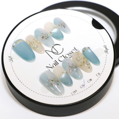 Antellijan大宮　プロネイリストのハンドメイド　ネイルチップ　L3-S　1セット