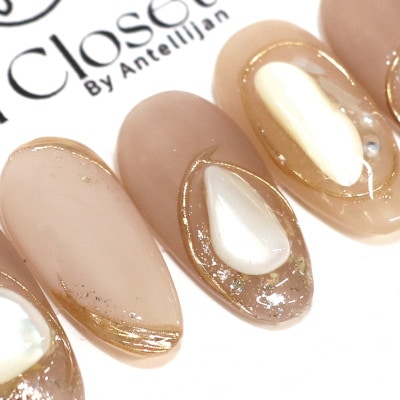 Antellijan大宮 プロネイリストのハンドメイド ネイルチップ L4-XS 1