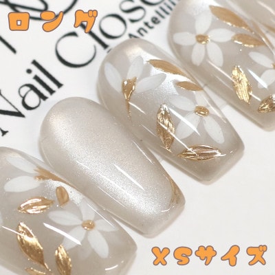 Antellijan大宮　プロネイリストのハンドメイド　ネイルチップ　L5-XS　1セット