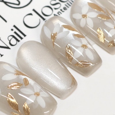 Antellijan大宮 プロネイリストのハンドメイド ネイルチップ L5-L 1