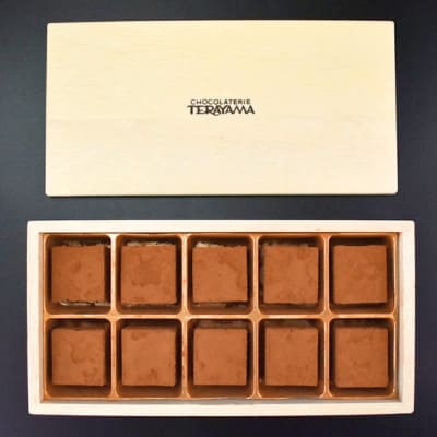 チョコレートてら山　1番人気!　お酒香る大人の生チョコ　10個入