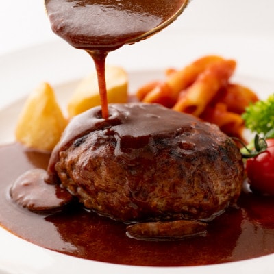 榎本ハンバーグ研究所★お麩を使ったジューシーデミグラスハンバーグ5点セット