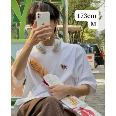 爆走わんこ Tシャツ ホワイト/Sサイズ