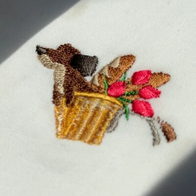 爆走わんこ Tシャツ ホワイト Mサイズ