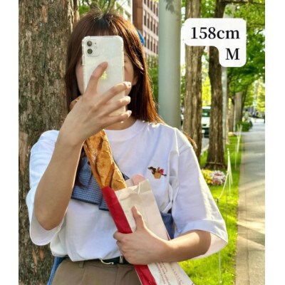 爆走わんこ Tシャツ ホワイト Lサイズ