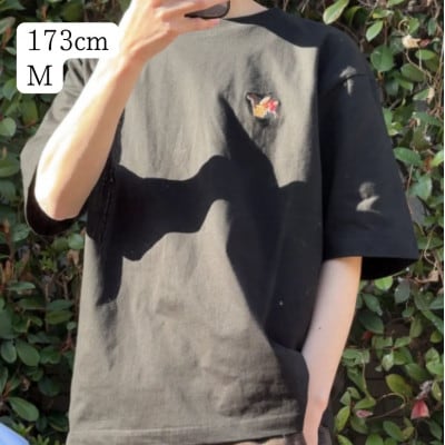 爆走わんこ Tシャツ ブラック Lサイズ