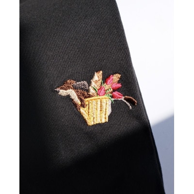 爆走わんこ Tシャツ ブラック Lサイズ