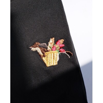 爆走わんこ Tシャツ ブラック XXLサイズ