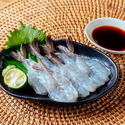 希少【静岡県磐田市産】頭から丸ごと食べられる!国産 冷凍「幸えび/串打ち」「福えび」セット　陸上養殖