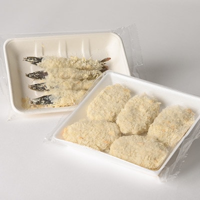 幸えびセット(エビフライとえびかつセット)　静岡磐田市産